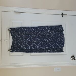 GAP Navy Ditsy Floral Skirt